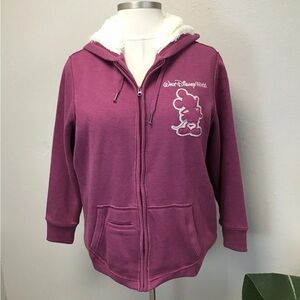 Disney Parks Walt Disney World Pink Full-Zip Hoodie - Size 1X